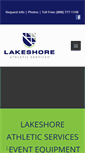 Mobile Screenshot of lakeshoreathleticservices.com