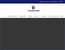 Tablet Screenshot of lakeshoreathleticservices.com
